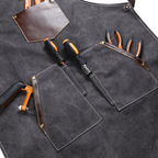 Personalized Canvas & Leather Apron for Men & Women