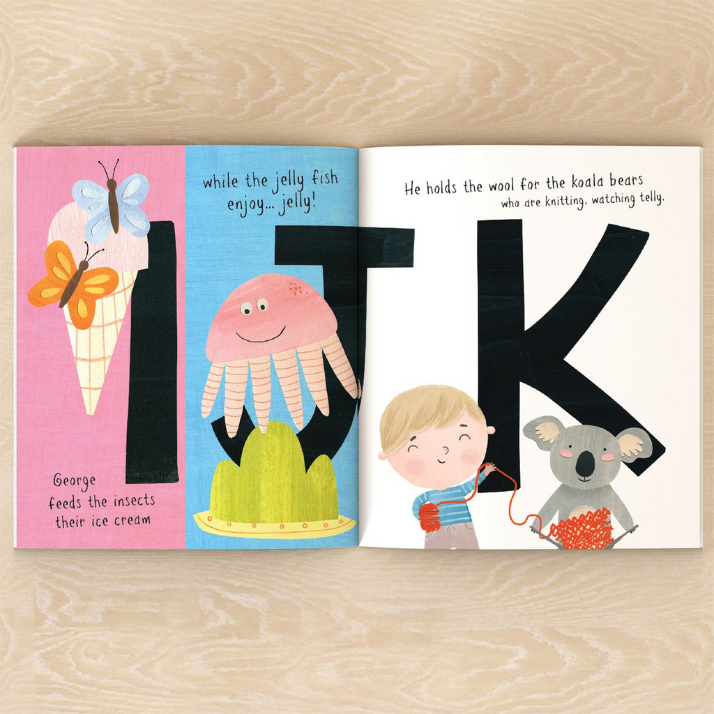 Personalized Christmas Zoo Name Book for Kids