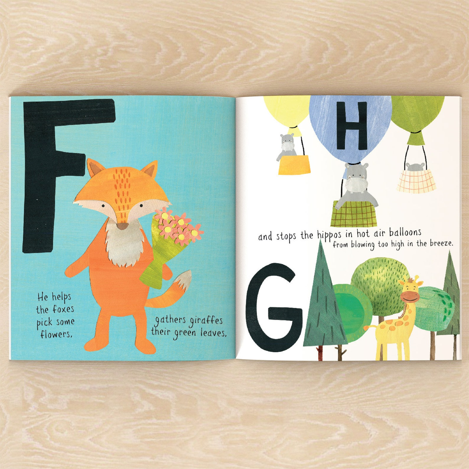 Personalized Christmas Zoo Name Book for Kids