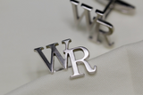 Personalized Sterling Silver Initial Cufflinks Handmade Groom Gift