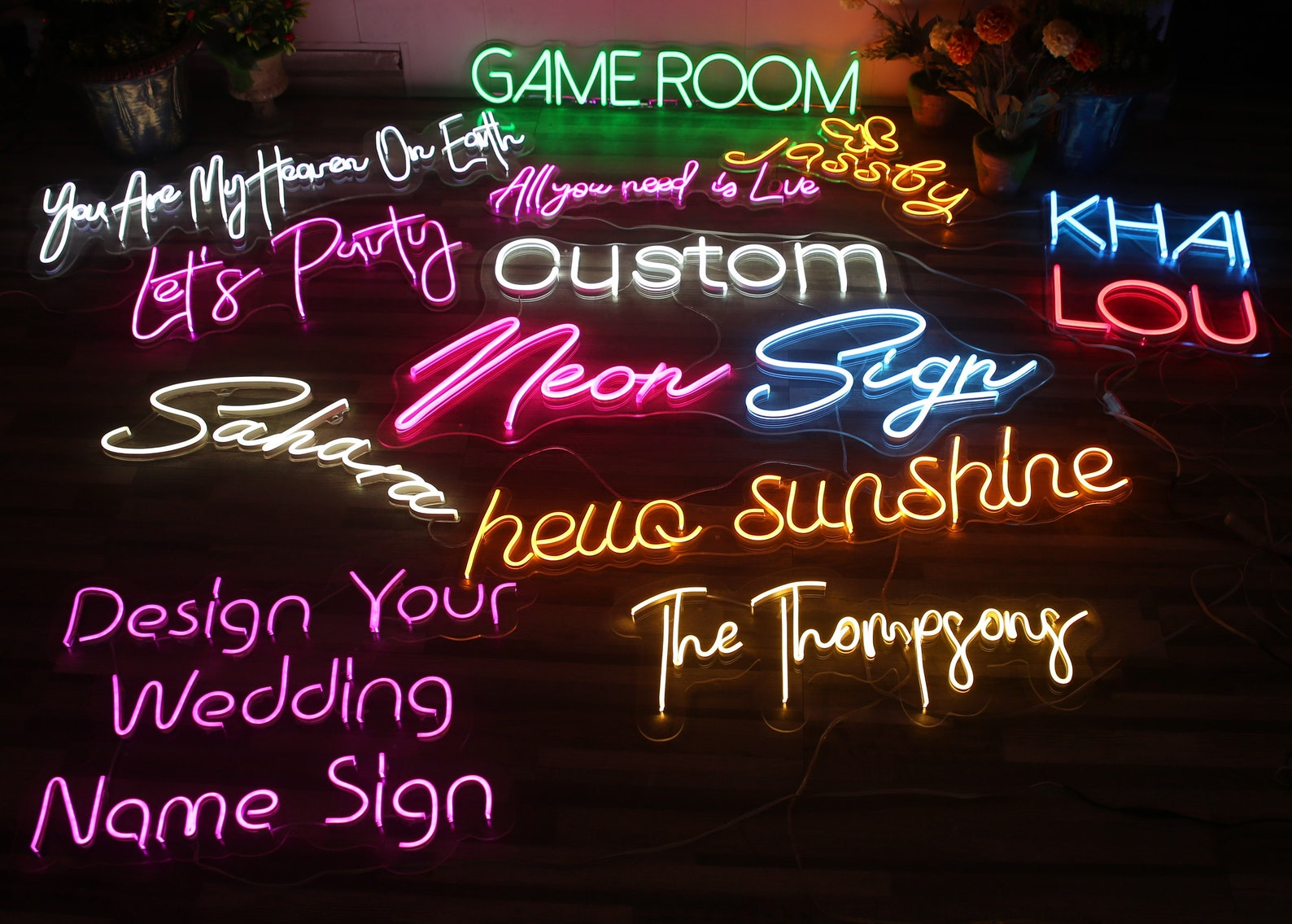 Custom Personalized LED Neon Sign