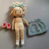 Personalized Crochet Doll with Changeable Outfit