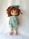 Personalized Crochet Doll with Changeable Outfit