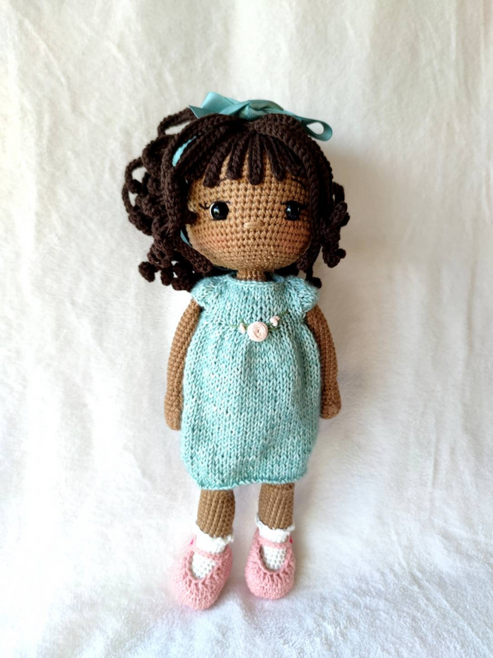 Personalized Crochet Doll with Changeable Outfit