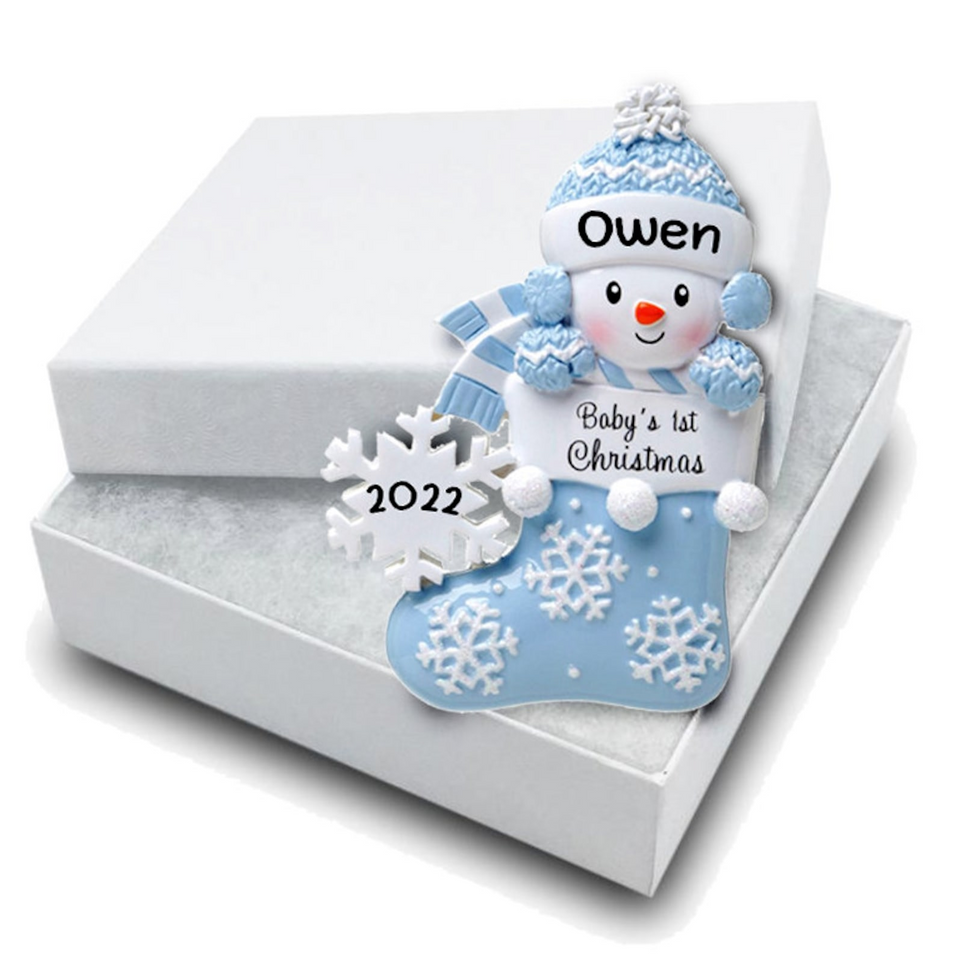 Personalized Baby's First Christmas Ornament