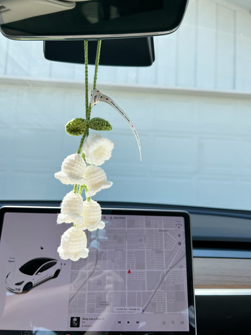 Crochet Lily of the Valley Hanging Decor