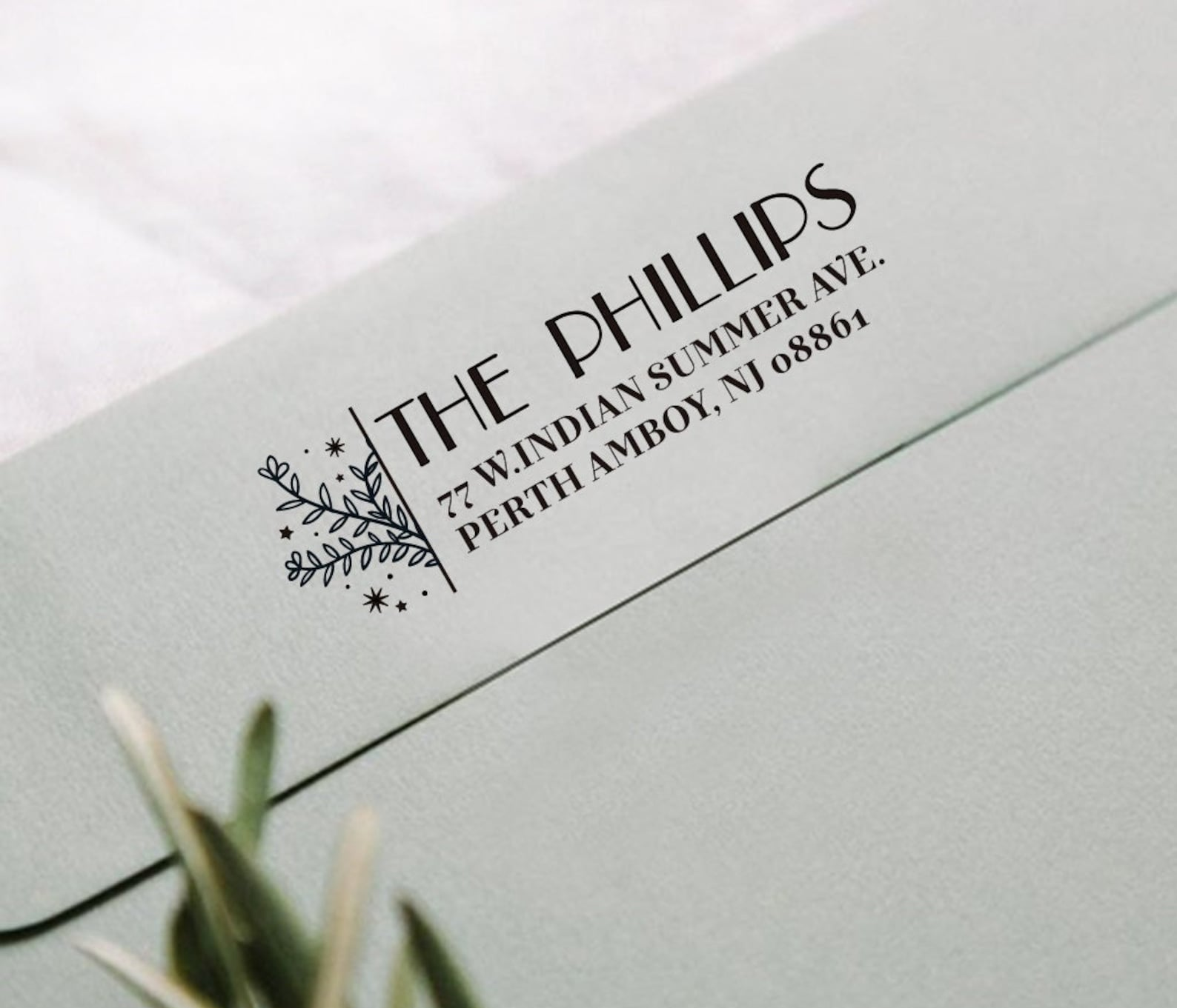 Personalized Self Inking Return Address Stamp