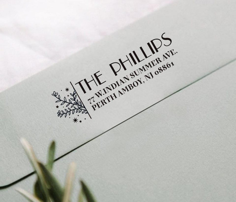 Personalized Self Inking Return Address Stamp