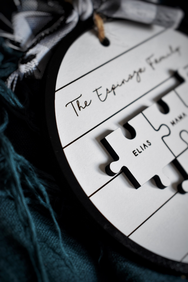 Personalized Family Puzzle Christmas Ornament