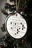 Personalized Family Puzzle Christmas Ornament