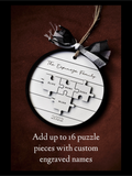 Personalized Family Puzzle Christmas Ornament
