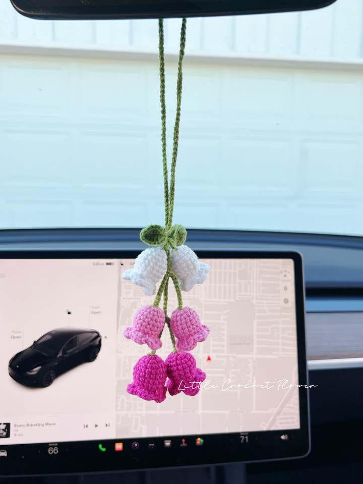 Crochet Lily of the Valley Hanging Decor