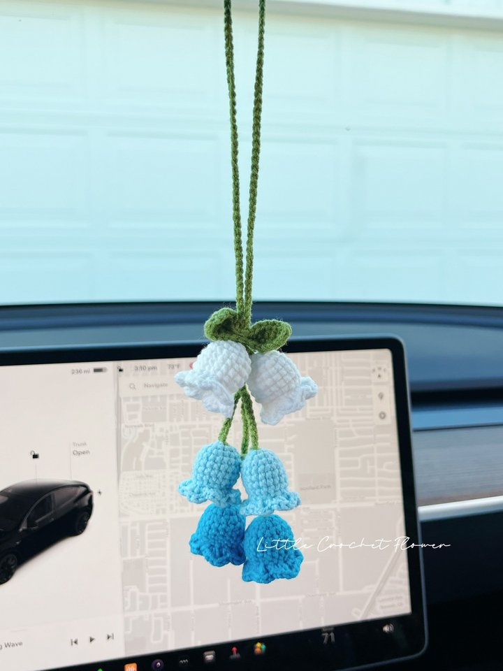 Crochet Lily of the Valley Hanging Decor