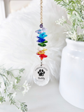 Personalized Pet Memorial Suncatcher Rainbow Bridge Keepsake