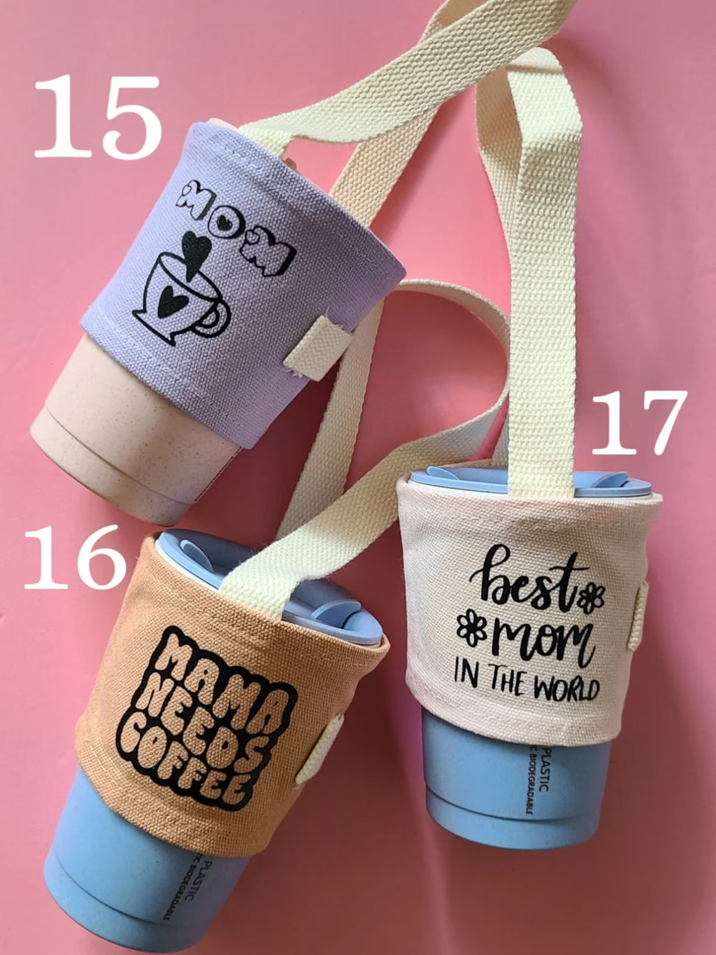 Cup Holder Drink Carrier for Coffee Boba Tea and Travel