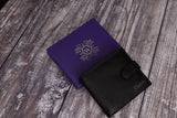 Father's Day Gift, Personalised Men's Wallet, Genuine Soft Black Leather Wallet