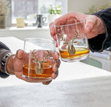 Deer Whiskey Glasses Set, Old Fashioned Glasses Whiskey, Glass Whiskey, Gift For Dad/Him