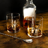 Deer Whiskey Glasses Set, Old Fashioned Glasses Whiskey, Glass Whiskey, Gift For Dad/Him