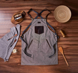 Personalized Canvas & Leather Apron for Men & Women