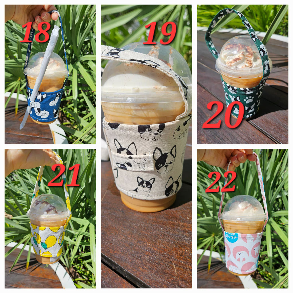 Cup Holder Drink Carrier for Coffee Boba Tea and Travel
