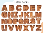 Large Personalized Kids Letter Piggy Bank