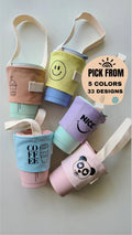 Cup Holder Drink Carrier for Coffee Boba Tea and Travel