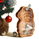 Handmade Dinosaur Wooden Coin Bank