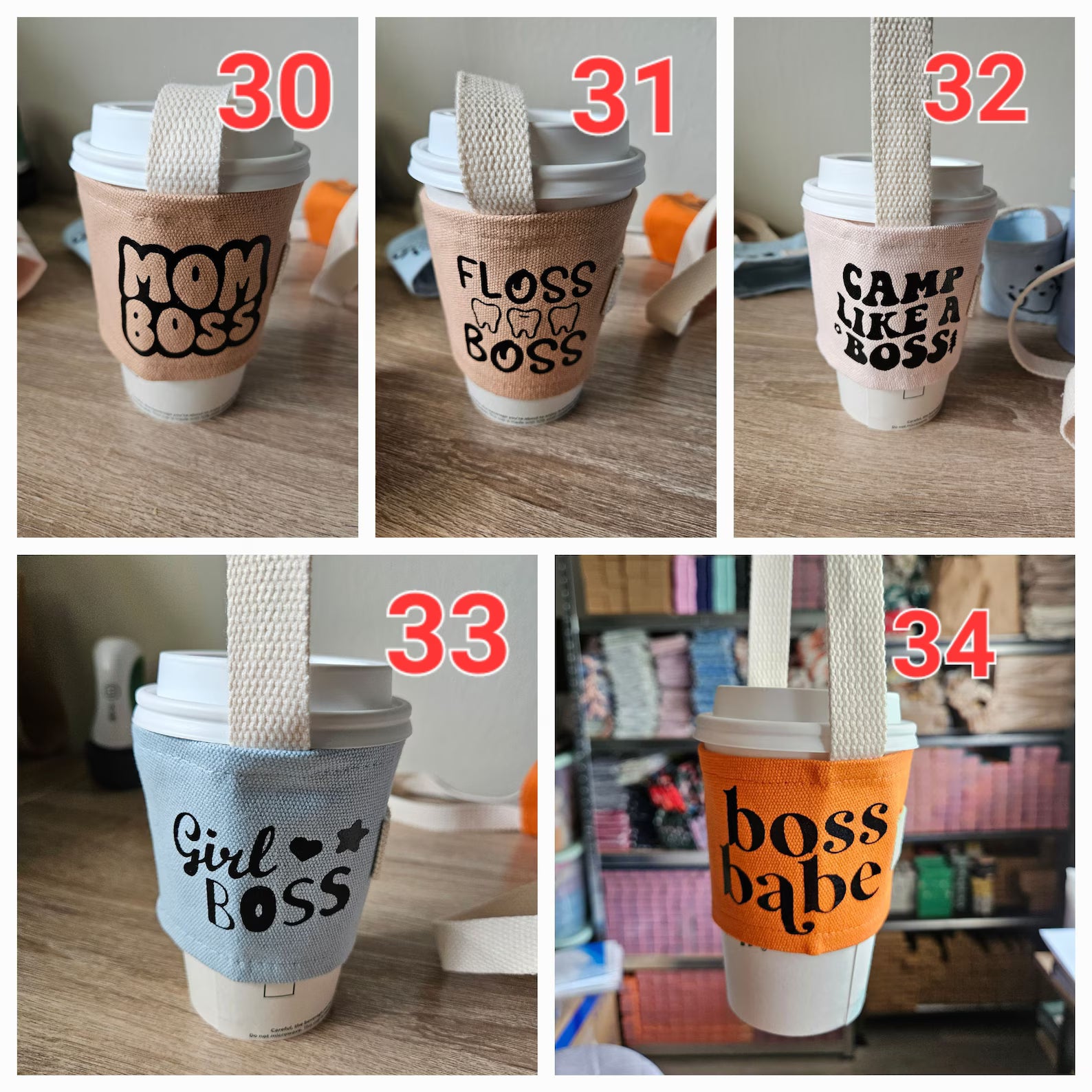 Cup Holder Drink Carrier for Coffee Boba Tea and Travel