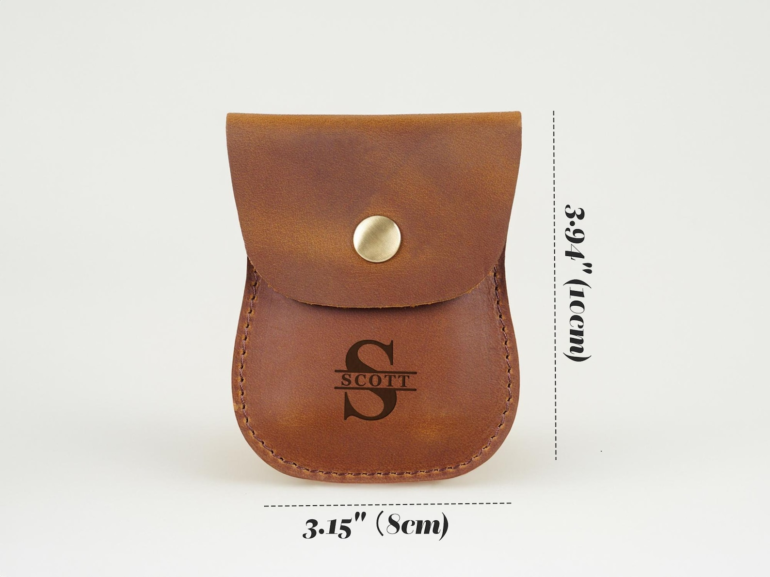 Personalized Leather Rosary Pouch Gift