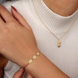 Personalized Paw Print Name Necklace Minimalist Pet Jewelry