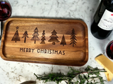 Handcrafted Christmas Serving Tray Holiday Table Decoration