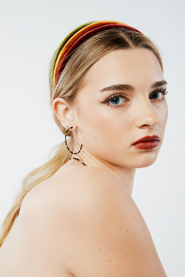 Rich Velour Thin Luxury Headband