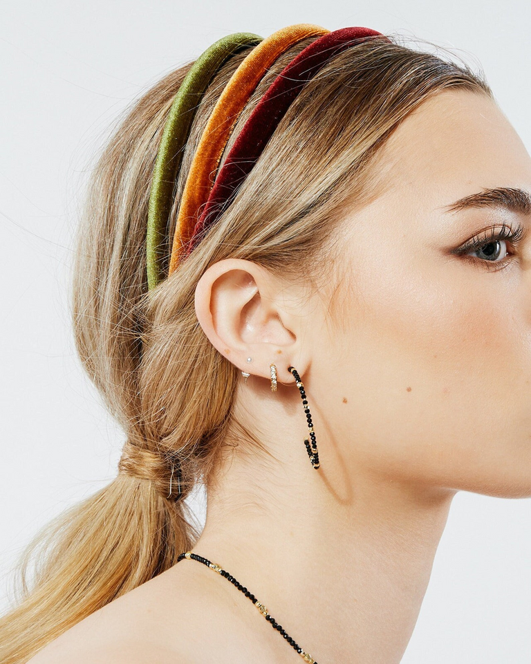 Rich Velour Thin Luxury Headband