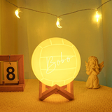 Personalized Volleyball Lamp Gift for Girls Kids and Coaches
