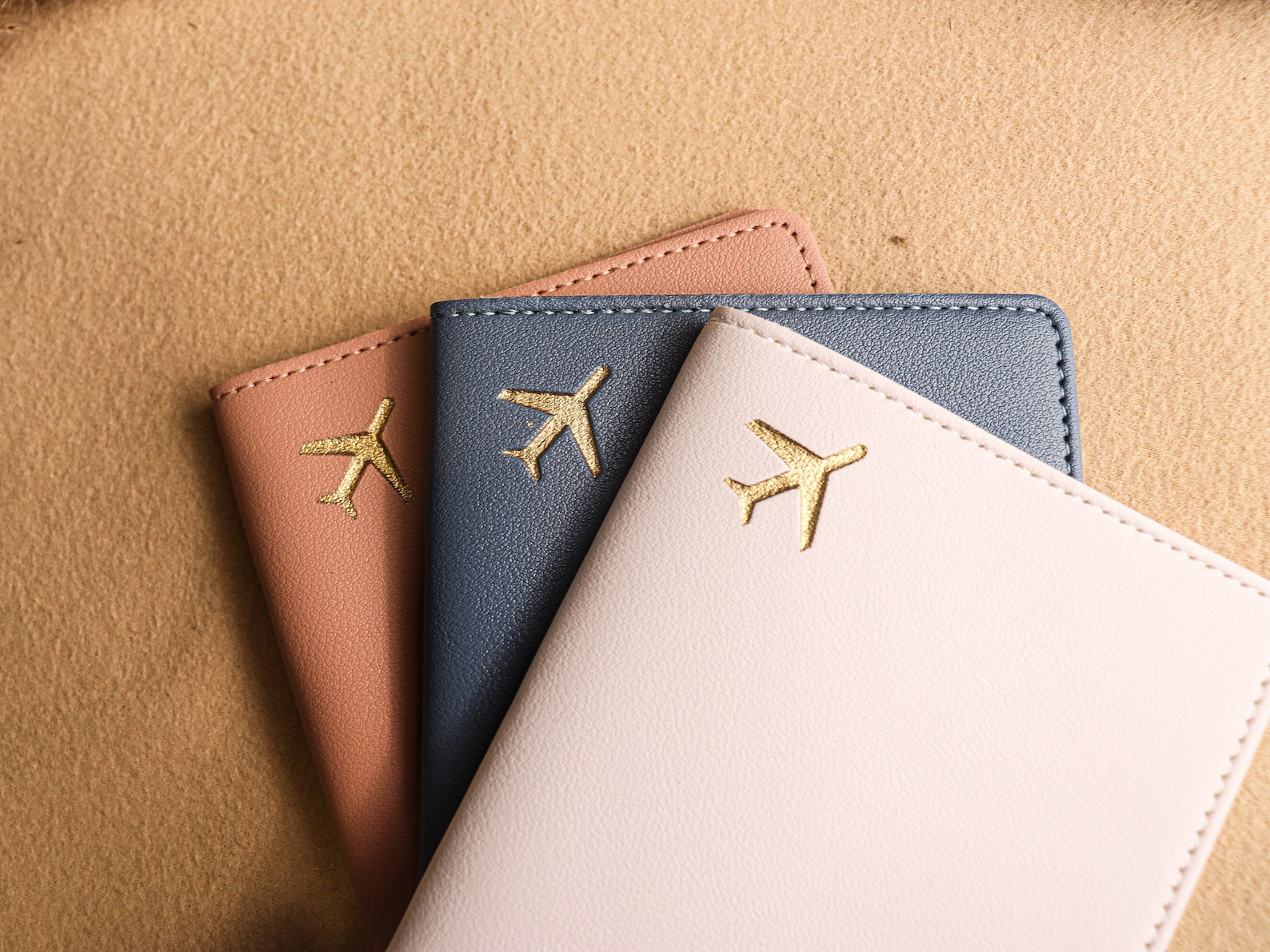 Personalized Leather Passport Holder Gift