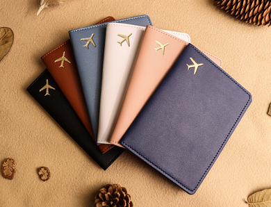 Personalized Leather Passport Holder Gift