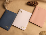 Personalized Leather Passport Holder Gift