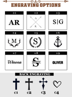 Personalized Leather Rosary Pouch Gift