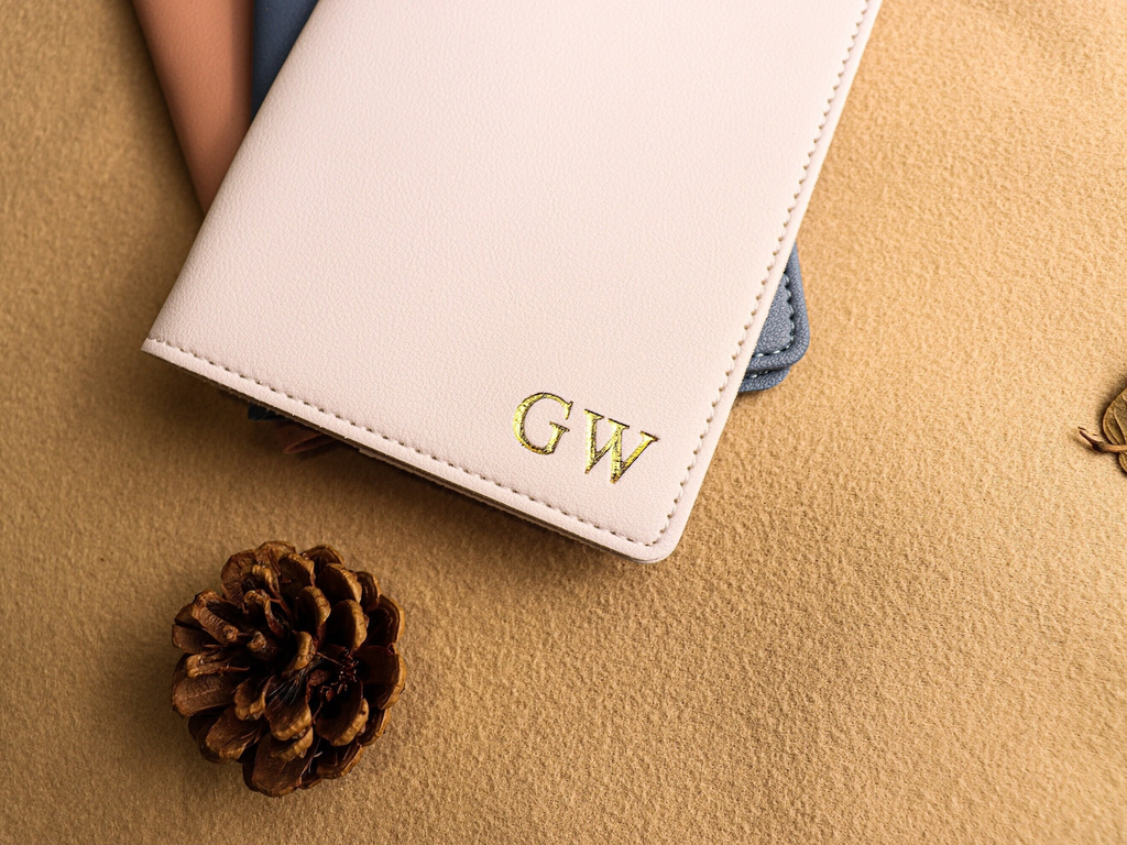 Personalized Leather Passport Holder Gift