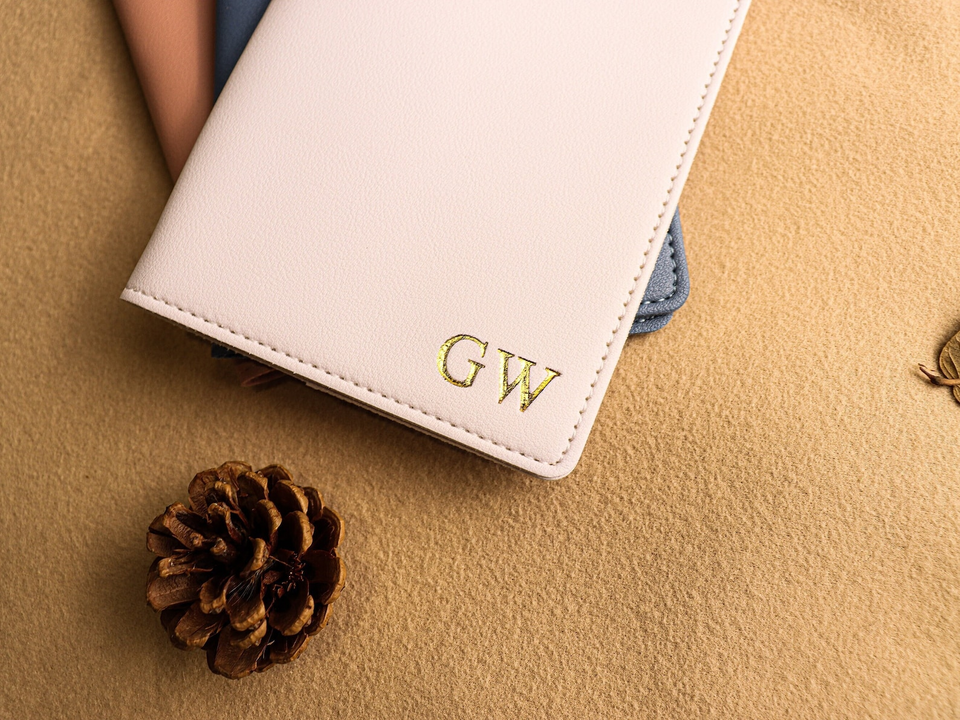 Personalized Leather Passport Holder Gift