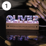 Personalized Flower Night Light Custom Gift for Kids and Teens