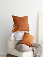 Handmade Linen Boho Modern Throw Pillow Cover Custom Size