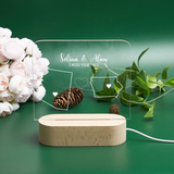 Custom Two-State Map Night Light