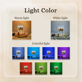 Music Photo Name Night Light, Custom Photo Music Plaque, Personalized Song Acrylic Plaque