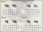 Personalized Initial Cufflinks Wedding Gift for Him