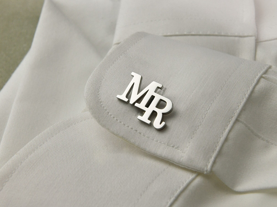 Personalized Initial Cufflinks Wedding Gift for Him