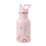 Stylish Personalized Kids Water Bottle with Straw