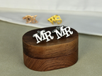 Personalized Initial Cufflinks Wedding Gift for Him