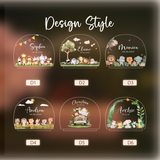 Personalized Moon & Star Nightlight for Baby Nursery