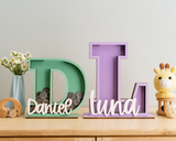 Custom Baby Alphabet Letter Coin Bank Piggy Bank